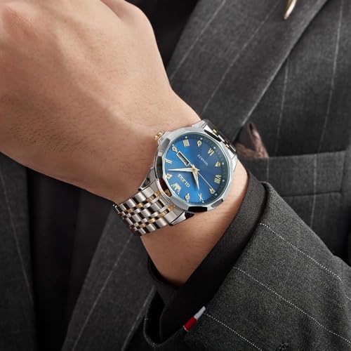 OLEVS 腕時計 メンズ ダイヤモンド うで時計 メンズ おしゃれ 人気