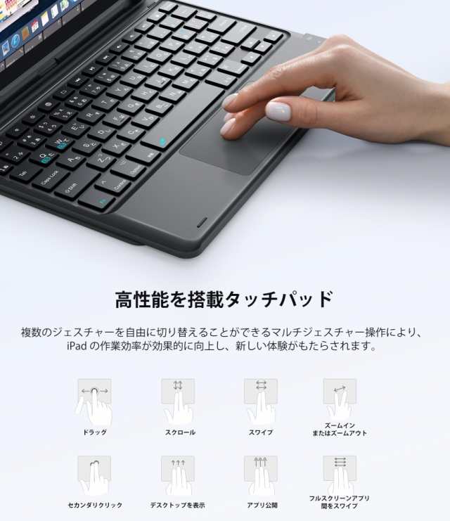 Earto for iPad 第10世代 キーボード ipad 2022モデル 10.9
