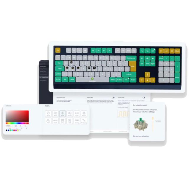 Wooting60HE,ARM,ANSI-US PBT,Lekker Linear60,US 配列,ラビットトリガー_5