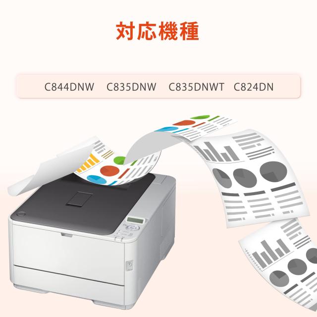 ejet 互換トナーカートリッジ オキ (OKI)用 C3B TCC3B TC-C3B 4色