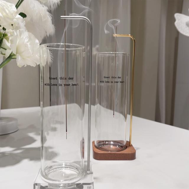 ガラス製 花の形状 お香立て 楽天市場】香立て インセンスホルダー ガラス おしゃれ かわいい