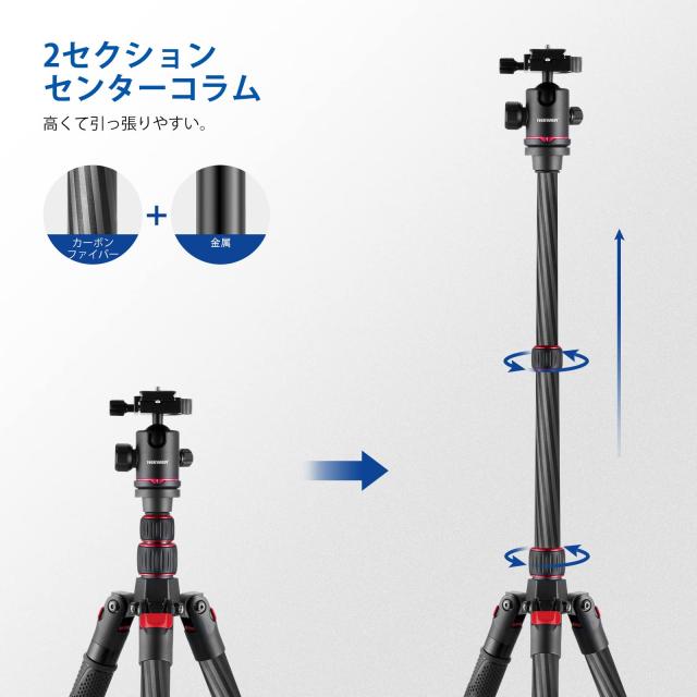 NEEWER カメラ三脚 一脚 200cm DSLRカメラ、ビデオカメラ用 伸縮式2