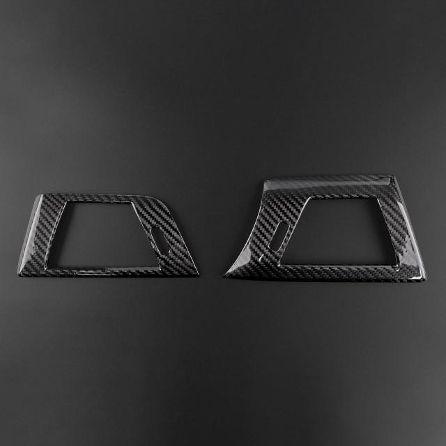 AIRSPEED BMW F30 F31 F32 F33 F34 F36専用 アクセサリー リアルカーボンファイバー製 カーコパイロットダッシュボードカバートリム おし