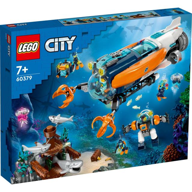 レゴ(LEGO) シティ 深海探査艇 おもちゃ 玩具 プレゼント 誕生日 ブロック クリスマス 男の子 女の子 子供 7歳 8歳 9歳 小学生 街づくり_1