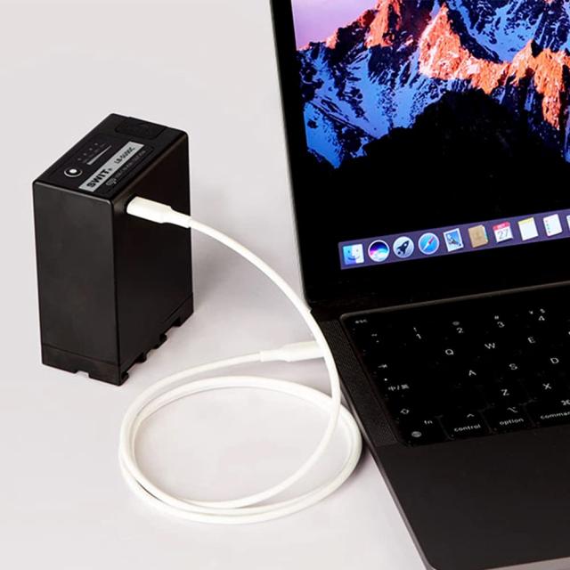 SWIT LB-SU90C BP-U シリーズ バッテリー、90Wh / 6.2Ah 容量 BP-U シリーズ カメラ バッテリー、D-tap ＆ USB-C、複数回路保護付き