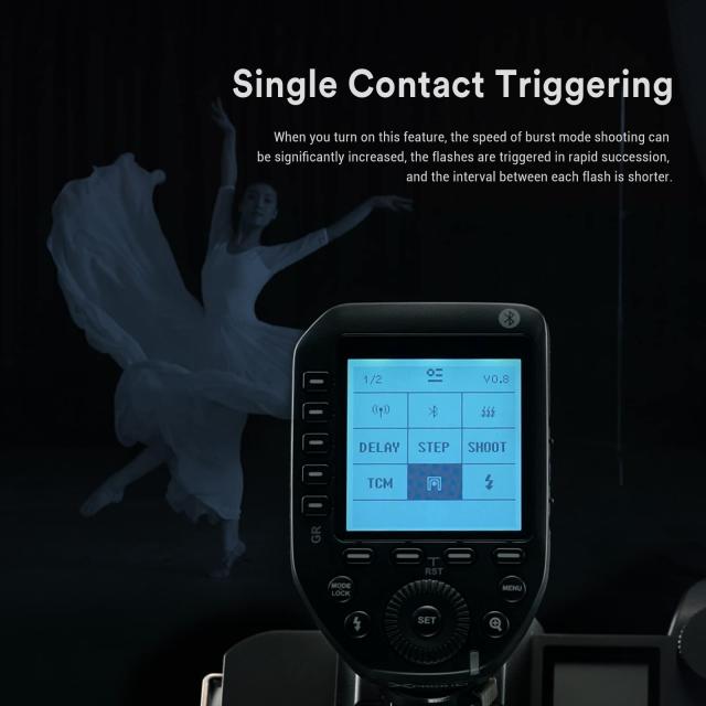 技適マーク付 GODOX XproII-N 送信機 TTL 2.4G ワイヤレス フラッシュトリガー 高速同期 1 / 8000s Xシステム Nikon ニコン カメラに対応