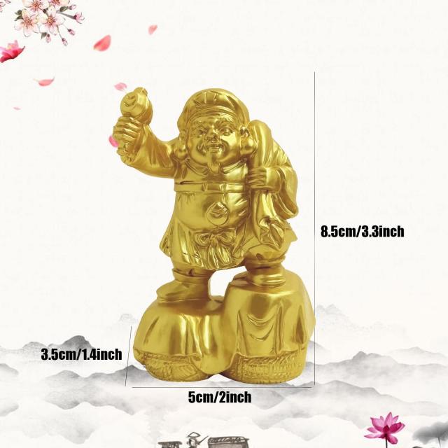 大黒天 置物 開運七福神 ゴールド 大黒天様像 仏像 置物 開運招福 豊漁