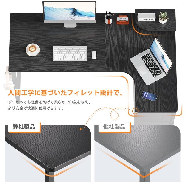 【数量限定】ODK パソコンデスク L字 ゲーミングデスク 幅130 L字デスク Amazon | ODK パソコンデスク L字 ゲーミングデスク 幅130 L字デスク