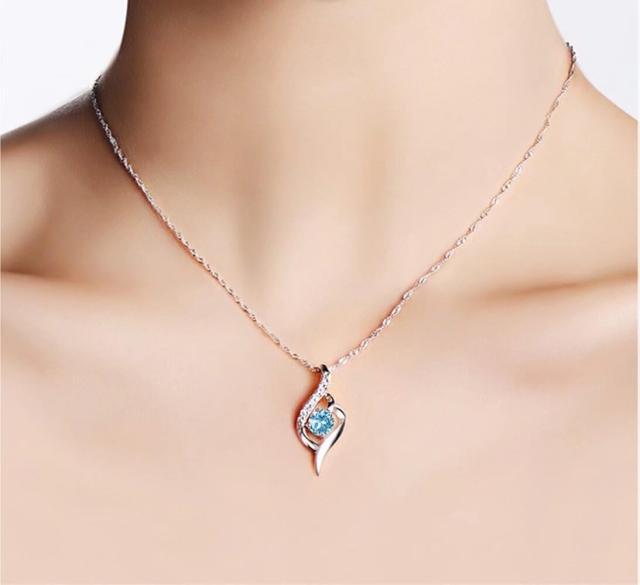 sassu fine] 選べる誕生石 ネックレス プレシオサクリスタル（PRECIOSA