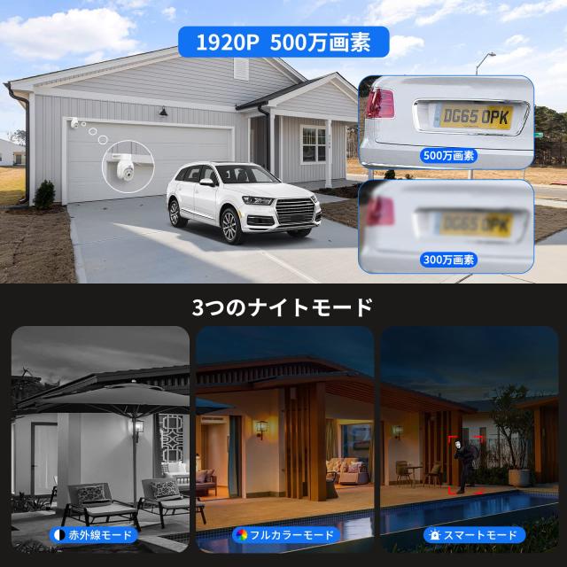 さんとれさん専用　500万画素・POE有線接続　hiseeu防犯カメラ4台 Amazon.co.jp: 【500万画素・追尾機能搭載 ・POE有線接続