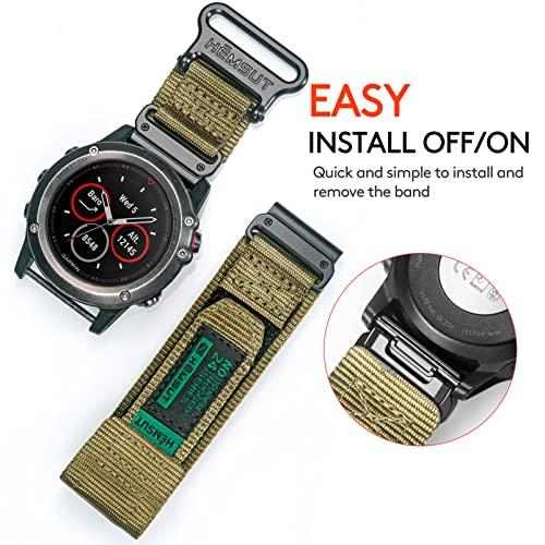 GARMIN ガーミンベルト 22MMナイロンスポーツバンド Garmin Fenix 7