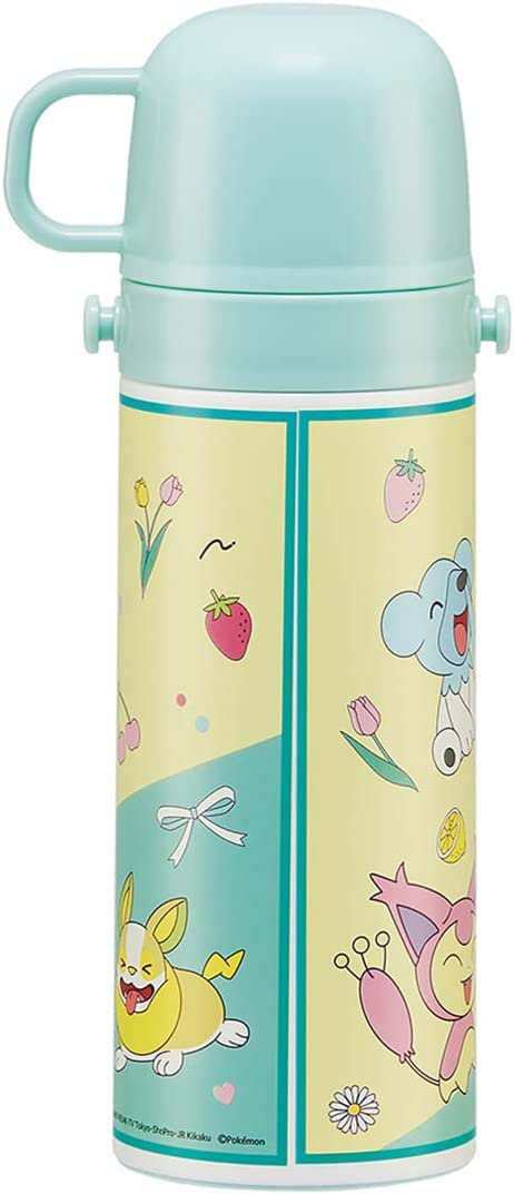 スケーター(skater) 子供用 ステンレス 水筒 2way 直飲み 470ml コップ飲み 430ml ポケモン NEWレトロ 子供に優しい軽量タイプ 男の子 保の通販は