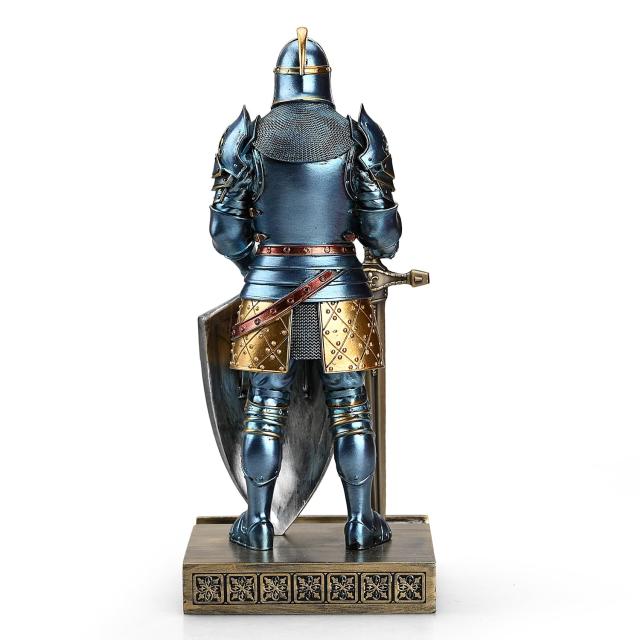 HDMbigmi キングズガード オーナメント 騎士像 デスク用 デスクトップアクセサリー ペンホルダー ペンスタンド ペーパーウェイト オフィ