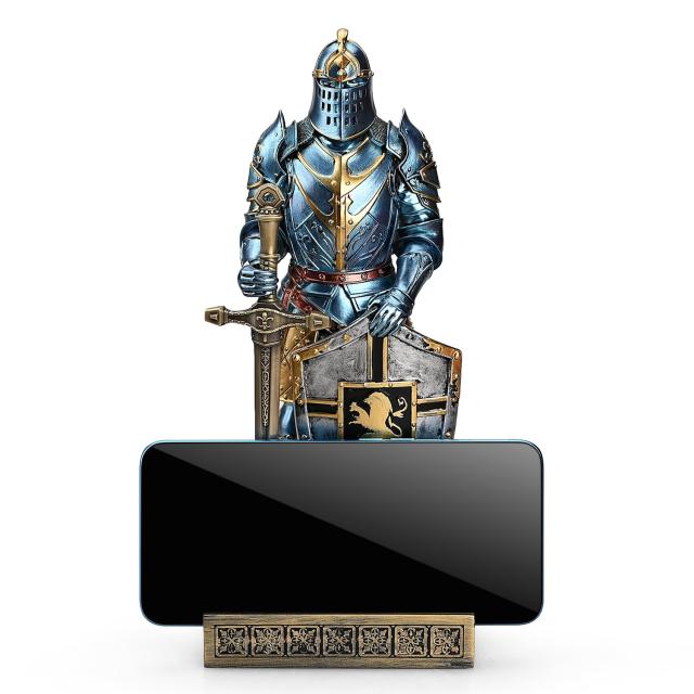 HDMbigmi キングズガード オーナメント 騎士像 デスク用 デスクトップアクセサリー ペンホルダー ペンスタンド ペーパーウェイト オフィ