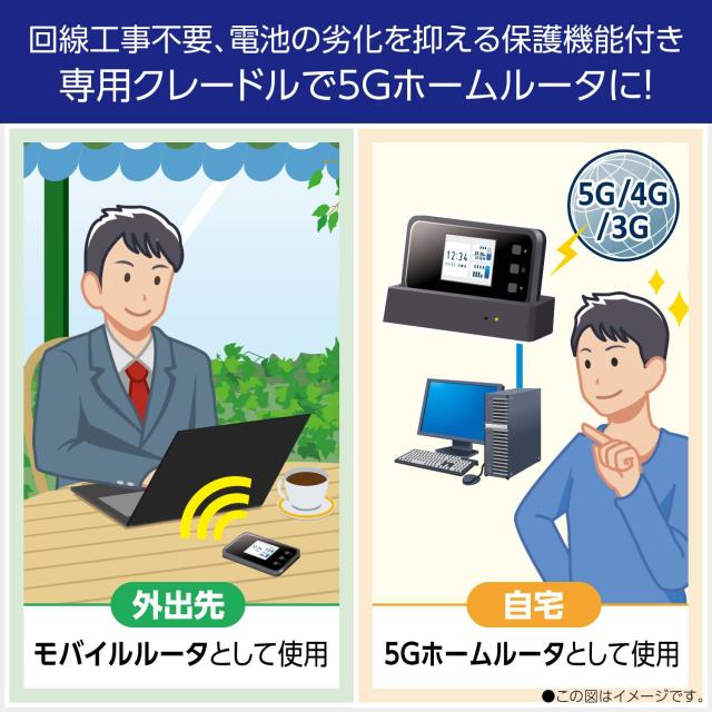 Aterm (NEC) Wi-Fi 5Gモバイルルーター dual_band 最大3.8Gbps SIMフリー MR51FN 国内4大キャリアバンド帯対応 / (170以上の国と地域で使_4