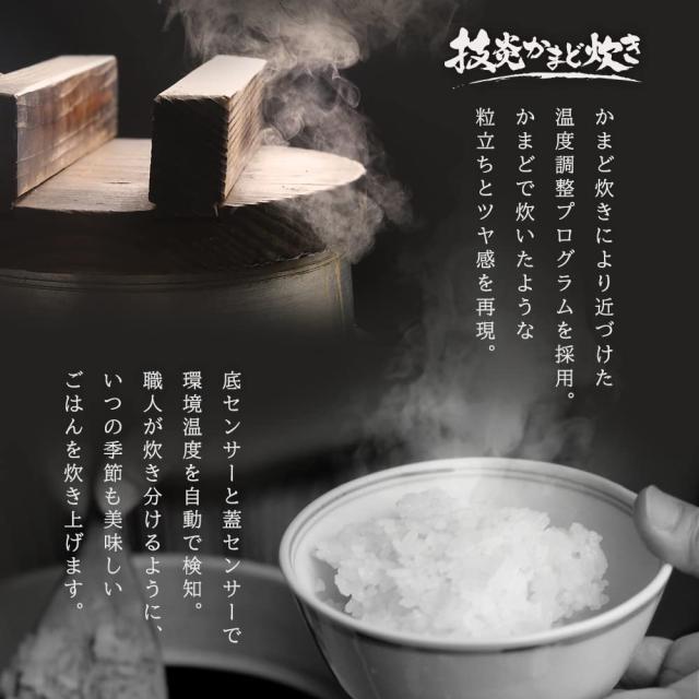 アイリスオーヤマ IHジャー炊飯器 5.5合 RC-ICA50-H グレー
