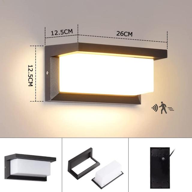 ALLUCK 玄関灯 人感センサーライト LED ポーチライト ブラケット