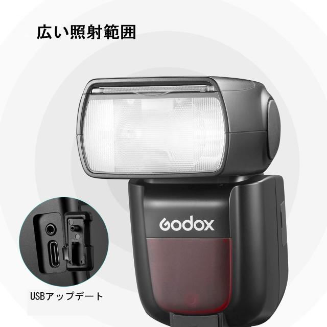 【Godox正規代理店】GODOX TT685II-S フラッシュストロボ TTL GN60 HSS 1 / 8000s 高速同期 Speedlite クリップオンストロボ 0.1〜2.6秒の