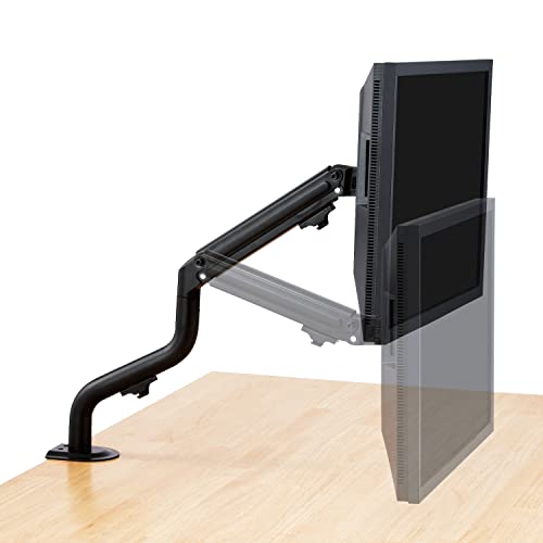 エレコム ディスプレイアーム シングルアーム ロング ガス式 デイスプレイアーム シングルアーム ロング ガス式 シルバー┃DPA-SL02SV モニターアーム(シングルアーム⁄ロング) - DPA-SL03BK