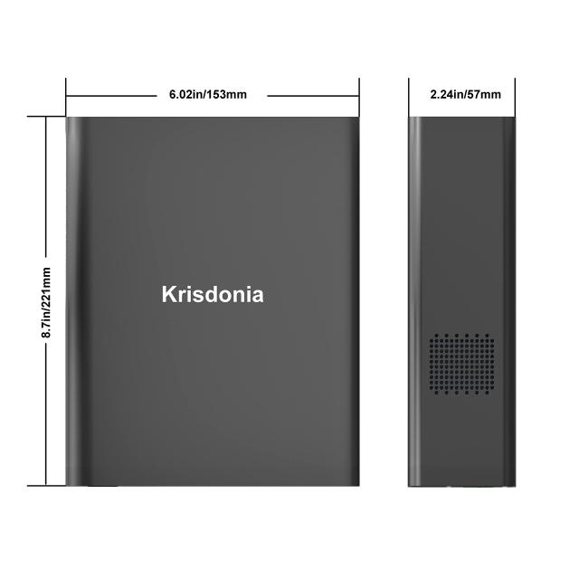 Krisdonia ポータブル電源 80000mAh 大容量 モバイルバッテリー