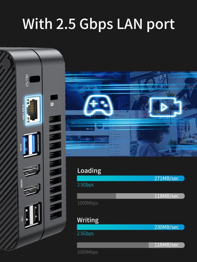 MINISFORUM Venus Series UM580ミニPC AMD Ryzen 7 5800H