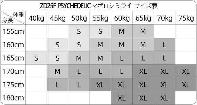 Zentai Dreamer ZD25F Psychedelic マボロシミライ 既定サイズ