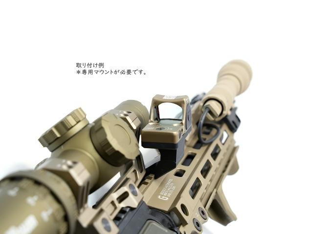6mmtac Holy Warrior 2024 軽量アルミ製 RMRタイプ ドットサイト 高輝度LED 炎天下使用可能 リアル形状 HW RMR 30日間保証 (FDE)_5