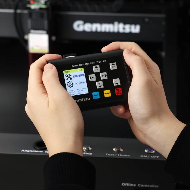 Genmitsu オフラインコントローラー、Genmitsu CNC ルーター3018-PROVer V2、LC-50 Plusレーザー彫刻機用オフライン制御モジュール
