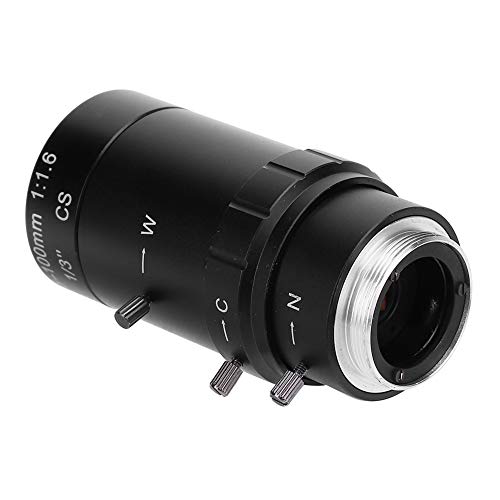 Hilitand ビデオカメラ用レンズ 5-100mm 1.3MP HDズームレンズ マ マニュアル アイリス ズーム式 CW-VM05100-1