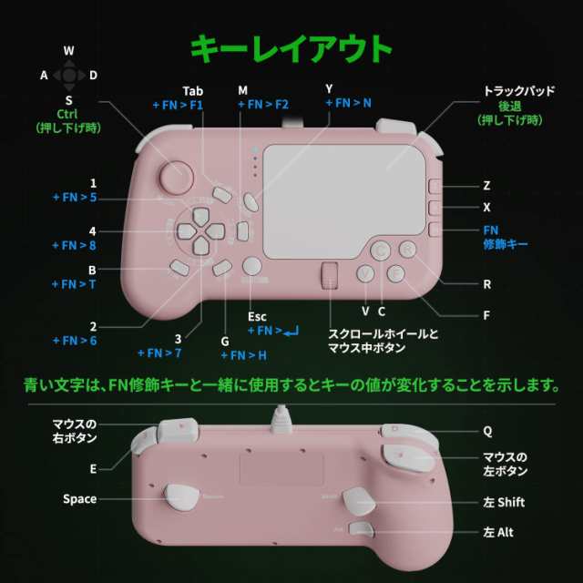 IFYOO GTP01 有線 USB ゲーム タッチパッド キーボードとマウス機能付き，ゲームパッド コントローラー Xbox Series  X|S，Xbox One，PS5の通販はau PAY マーケット - ks-shop2 | au PAY マーケット－通販サイト