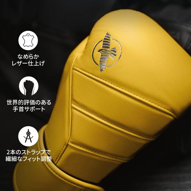 Hayabusa T3 Kanpekiボクシンググローブ - タイガーイエロー, 16オンスの通販は