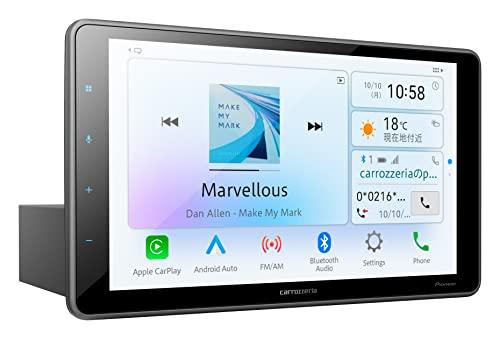 パイオニア ディスプレイオーディオ DMH-SF500 9インチ フローティング 1DIN AppleCarPlay AndroidAuto?対応 Bluetooth USB iPod iPhone_1