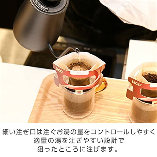 [山善] 電気ケトル 電気ポット 0.8L 一人暮らし 二人暮らし ドリップケトル (温度調節/保温/空焚き防止機能) 沸騰後自動電源OFF ホワイト