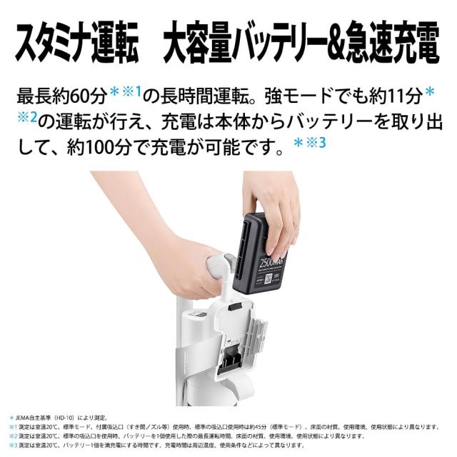 シャープ 掃除機 コードレススティッククリーナー EC-AR8-W ホワイト