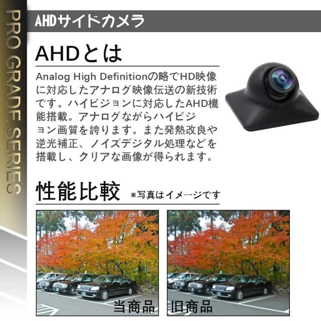 OBEST 5インチLCDモニター サイドカメラセット フロントカメラ ハイビジョン 正鏡像切り替え 超強暗視機能 サイド死角確認 穴開けなくシ_1