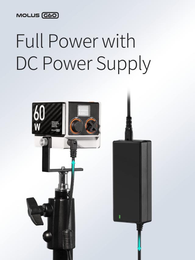 公式旗艦店] ZHIYUN MOLUS G60 LEDビデオライト 60W,撮影ライトCRI 96+