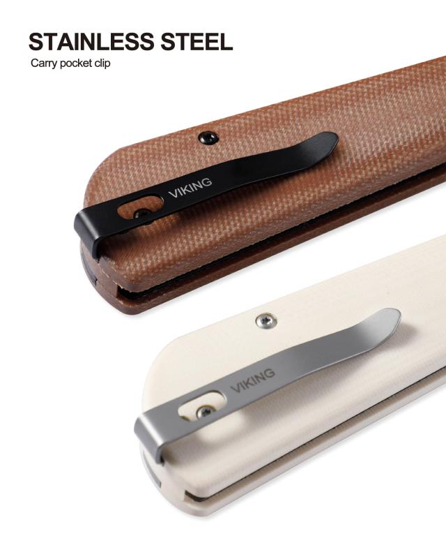 Petrified fish PFP07 Viking 折りたたみナイフ3.62インチK110