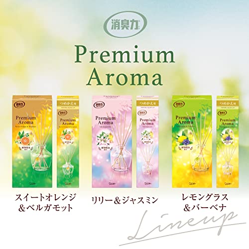 消臭力 プレミアムアロマ [まとめ買い] 部屋用 スティック リリー