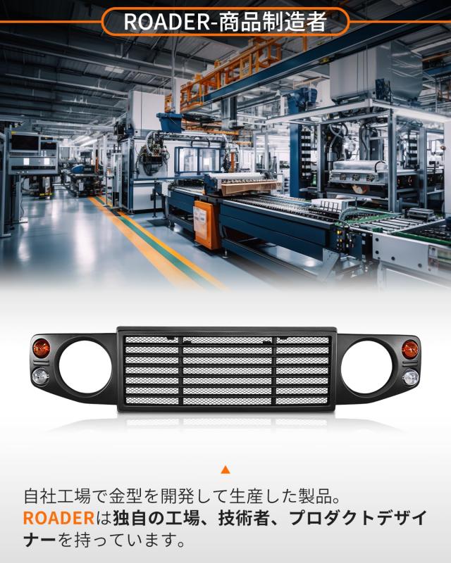 ROADER ジムニー フロントグリル JB64 JB74 2018 ジムニー オート 