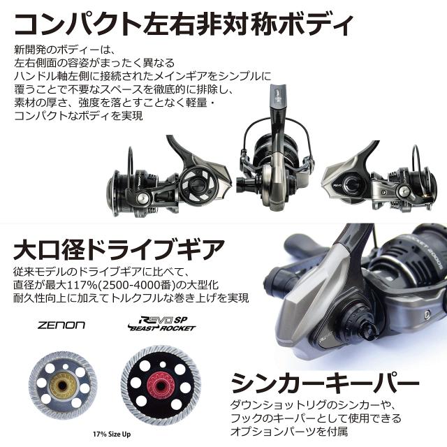 AbuGarcia (アブガルシア) Revo SP Beast 2500SH レボビースト