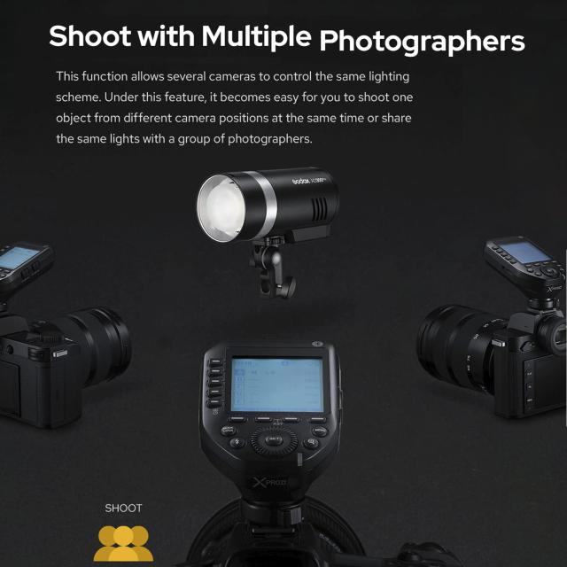 【Godox正規代理】Godox XPROII-F 富士フイルム用 送信機 フラッシュトリガー 2.4G ワイヤレス コマンダー ハイスピードシンクロ 1/8000s