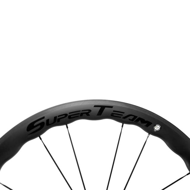 SUPERTEAM 45/50/65mm チューブレス ホイールセット カーボン ロード 自転車 ホイール 700c クリンチャー 25mm (45/25mm)