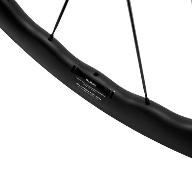 SUPERTEAM 45/50/65mm チューブレス ホイールセット カーボン ロード 自転車 ホイール 700c クリンチャー 25mm (45/25mm)