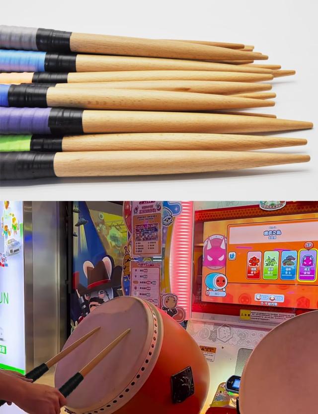 【中古】太鼓の達人　マイバチ　10組 Amazon | yuchurey マイバチ 太鼓バチ 2本セット 長さ約35cm
