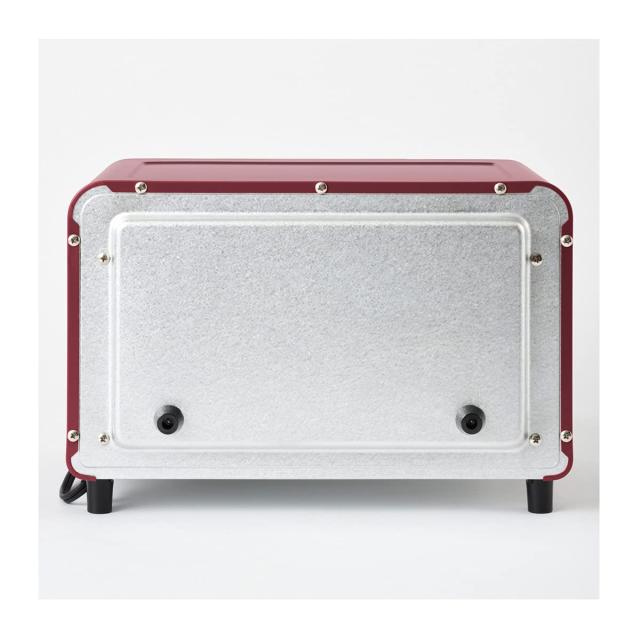 BRUNO オーブントースター 2枚焼き おしゃれ 北欧 トースター(レッド