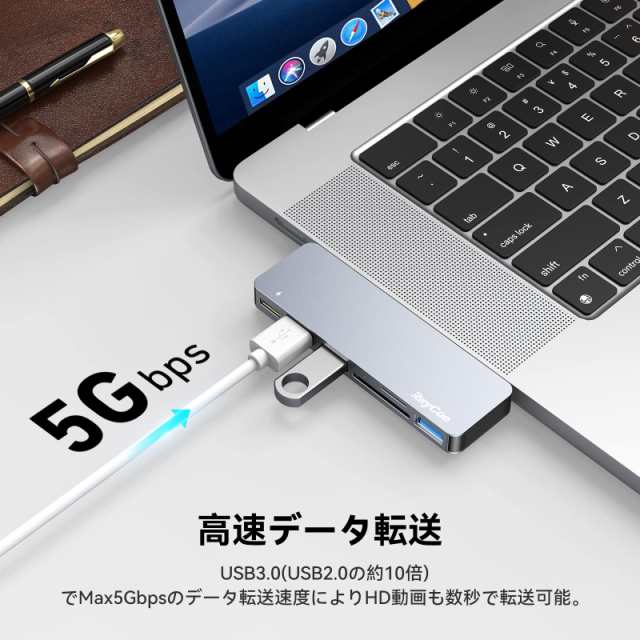 RayCue Macbook ハブ M1 M2 Macbook Air ハブ Macbook Pro ハブ