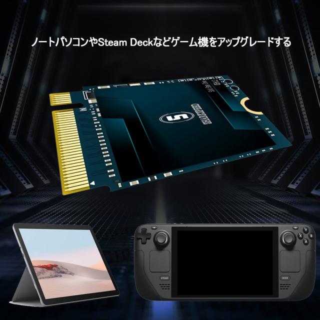 SSD M.2 2230 1TB NVME SHARKSPEED PCIe Gen 3.0x4 30mm 内蔵型 ゲームSSD Steam Deck Microsoft Surface pro 7/pro 8+/pro X/laptop3/la_7