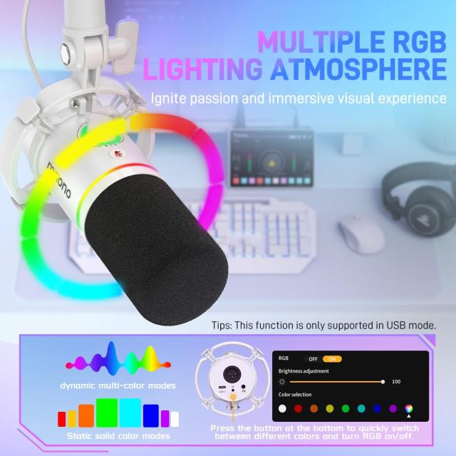 MAONO ゲーミングマイク USB/XLR ダイナミックマイク Amazon.co.jp: MAONO ダイナミックゲーミングマイク USB/XLR接続