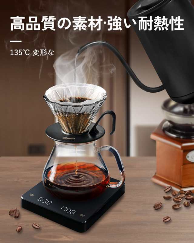 新登場】コーヒースケール デジタルはかり コーヒードリップ用 イマー