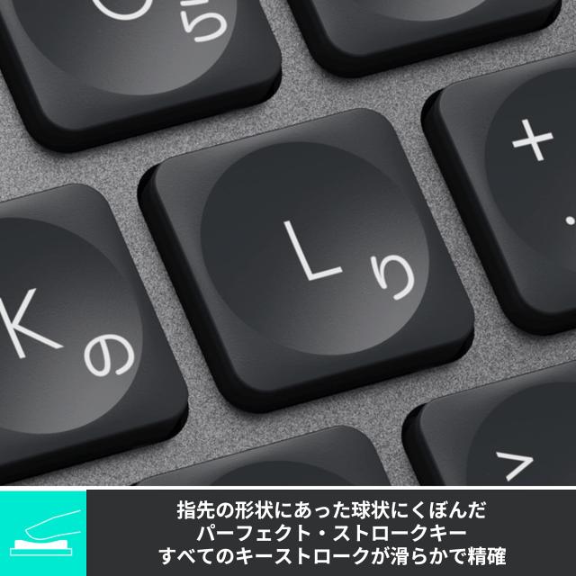 Amazon.co.jp限定ロジクール ワイヤレス イルミネイテッド キーボード Logicool◇キーボード KX700GRd⁄MX KEYS MINI⁄Bluetooth⁄無線